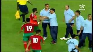 أمن تونس ينهال بالضرب على لاعبي المنتخب المغربي الاولمبي