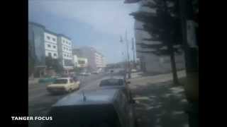 لحظة اطلاق الرصاص وهروب لصوص الوكالة البنكية بطنجة