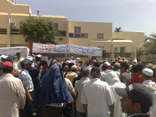 القصر الكبير: اعتقال فلاحين والسكان يحتجون