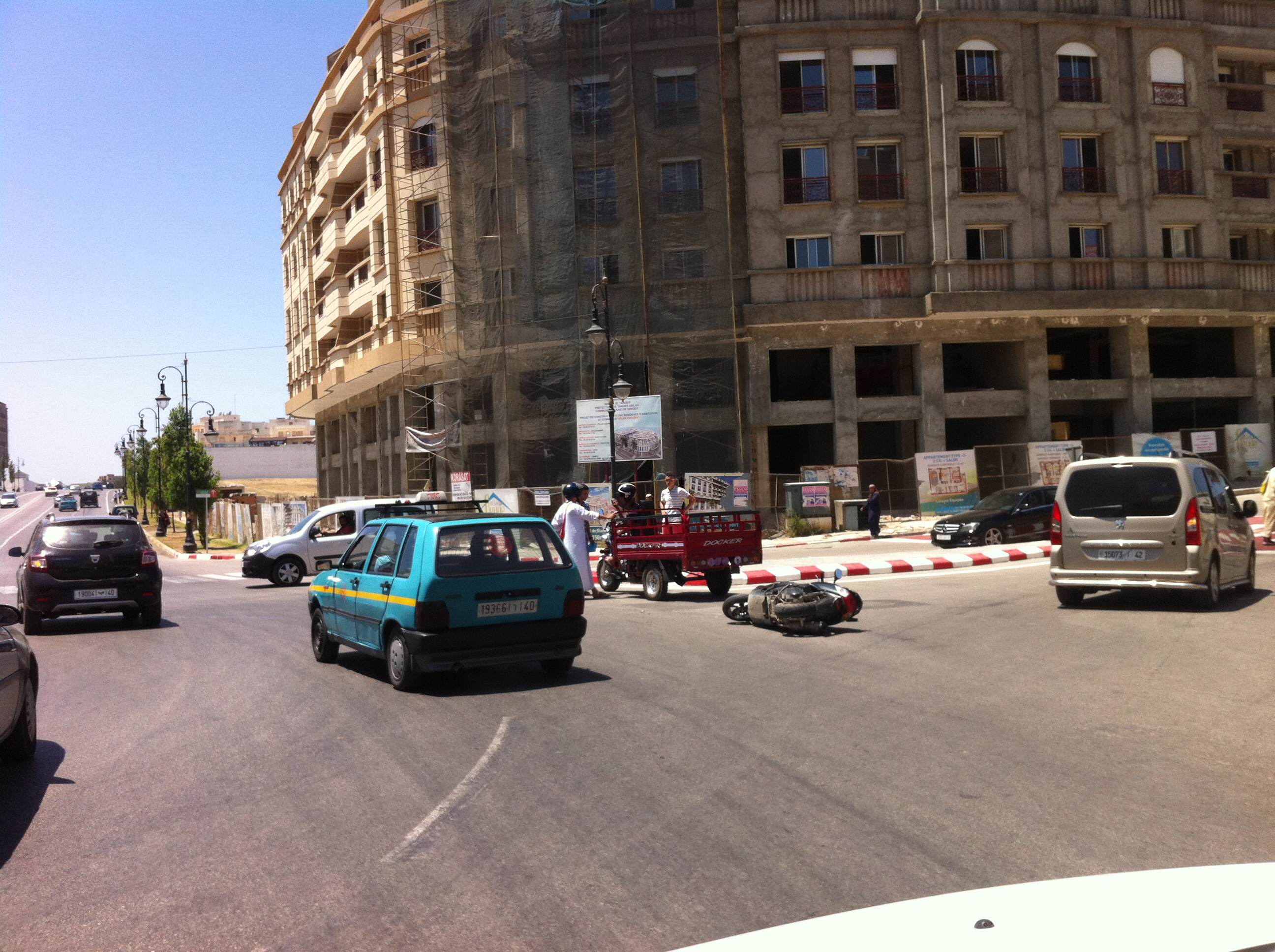 هرون الرشيد بطنجة مسرحا لحوادث السير