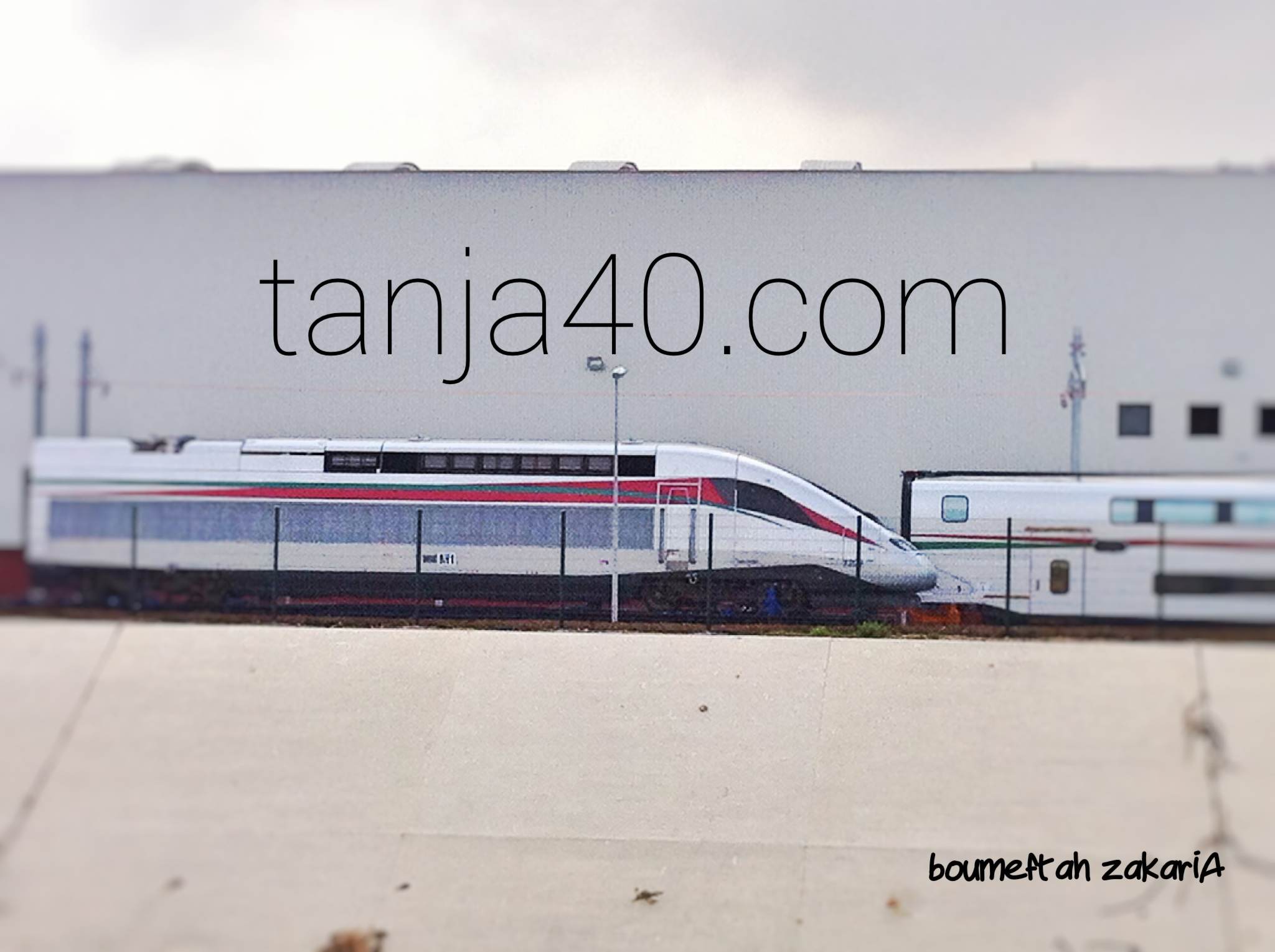 عاجل.. وصول ثاني قطار TGV الى طنجة + صور
