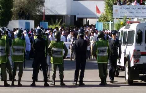 التنسيقية المحلية للتضامن  مع الاساتذة المتدرين بطنجة تصدر بلاغا .                              