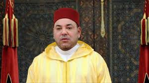 الملك محمد السادس في زيارة لإسبانيا .