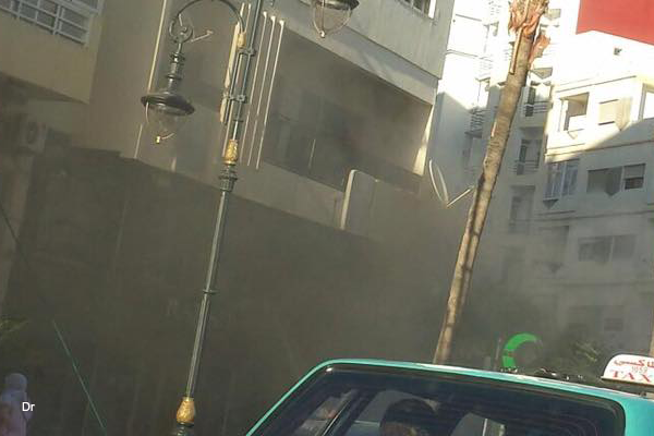 إصابة شخصين في حريق بشارع مولاي يوسف