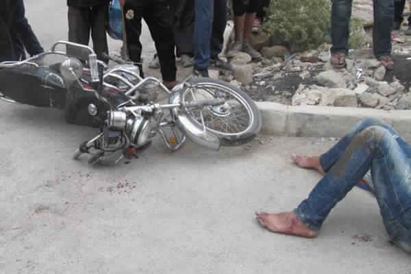 بلاصاطورو: سيارة للشرطة تصدم سائق دراجة نارية ثم تتابع طريقها