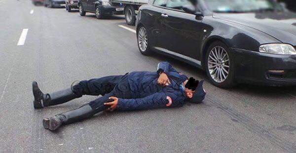 وفاة شرطي مرور دهسته سيارة 