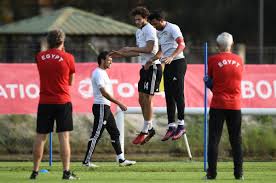 حصة تدريبية رسمية للأسود بملعب أحمدو أهيدجو 