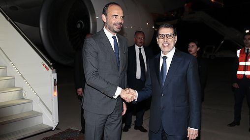 الوزير الأول الفرنسي يحل بالمغرب 