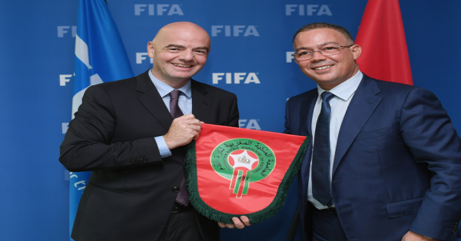 الفيفا بالمغرب لتقويم مؤهلاته لتنظيم كأس العالم !