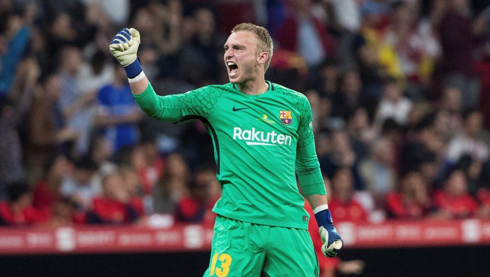 تأكد غياب حارس مرمى برشلونة في نهائي كأس ملك اسبانيا  !؟