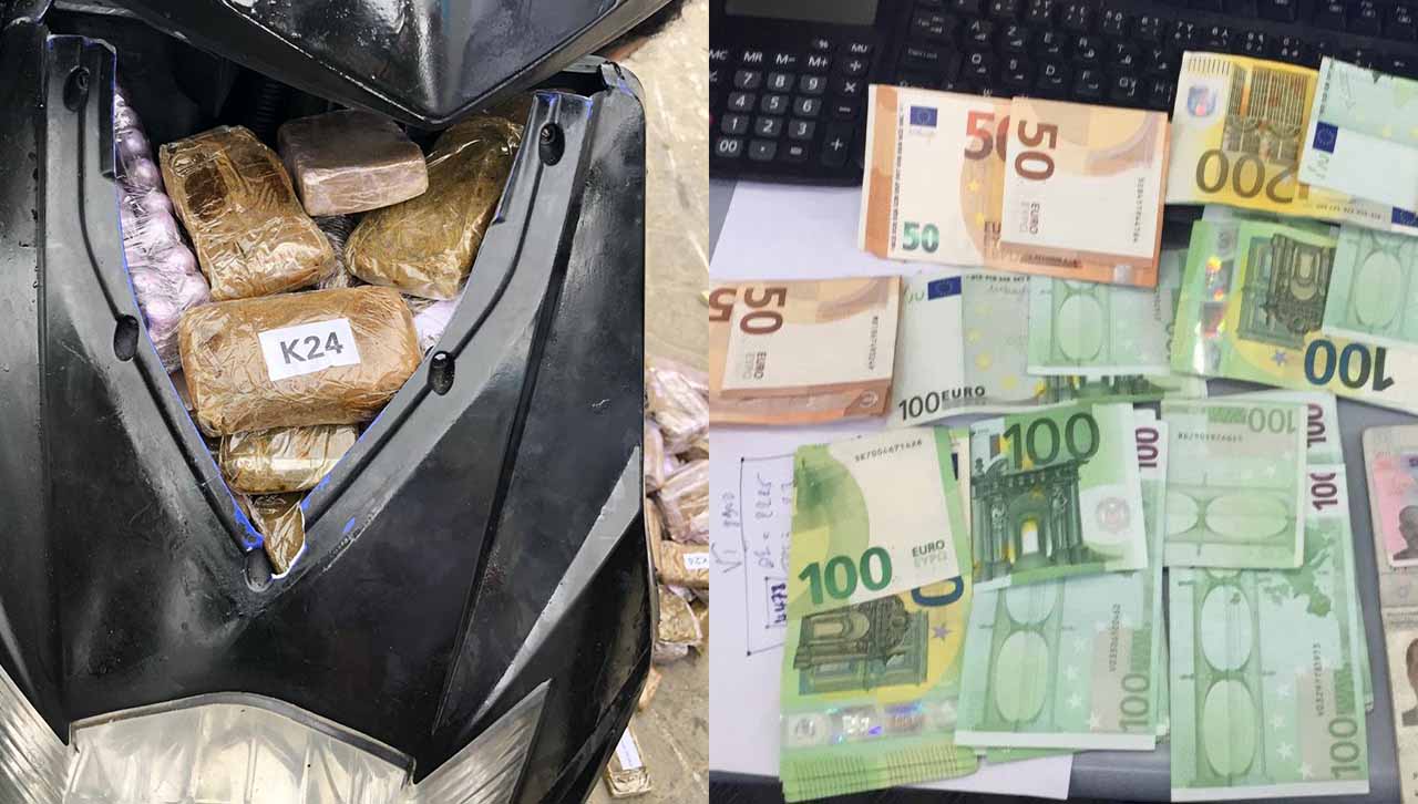 إحباط تهريب أكثر من 10 آلاف أورو وكمية من مخدر الشيرا عبر باب سبتة المحتلة+صور