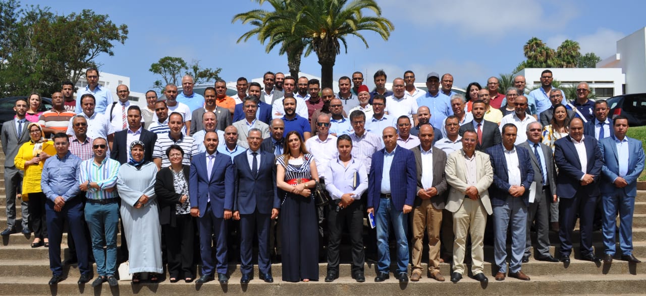 عبد الرحيم الحافظي،  يجتمع مع مسؤولي الجمعية المغربية لمقاولات مد القنوات (AMEC) 