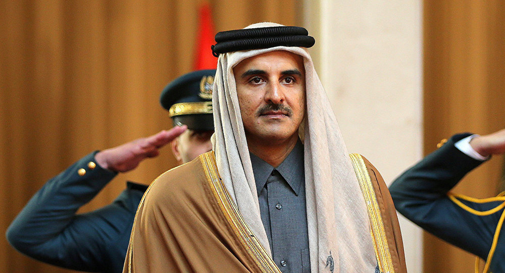 أمير قطر يستقبل والي بنك المغرب !؟