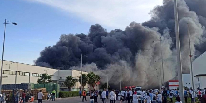 طنجة : حريق بمعمل 