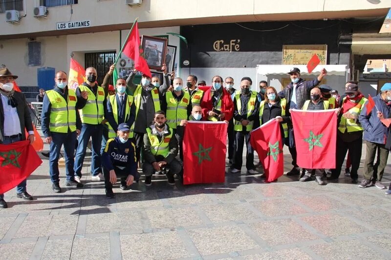 مغاربة إسبانيا يدينون مناورات عصابات البوليساريو
