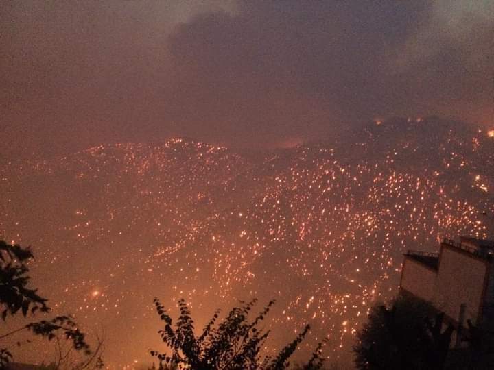الجزائر: نشوب 5 حرائق جديدة بعد إخماد كل النيران تماما في ولاية تيزي وزو