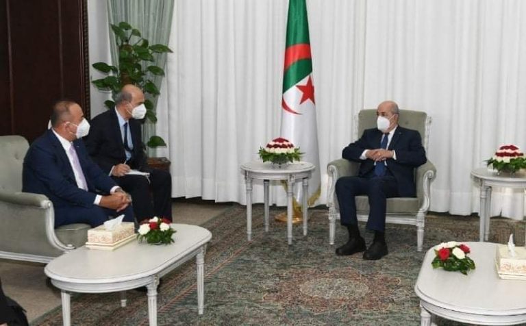 الرئيس الجزائري يقحم الصحراء المغربية في محادثاته مع وزير الخارجية التركي