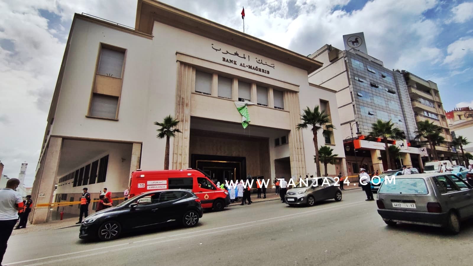 طنجة: استنفار أمني بمحيط بنك المغرب!