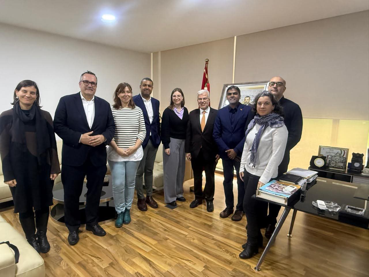 زيارة وفد لمجموعة من المؤسسات الألمانية لغرفة التجارة والصناعة والخدمات لجهة طنجة تطوان الحسيمة ====