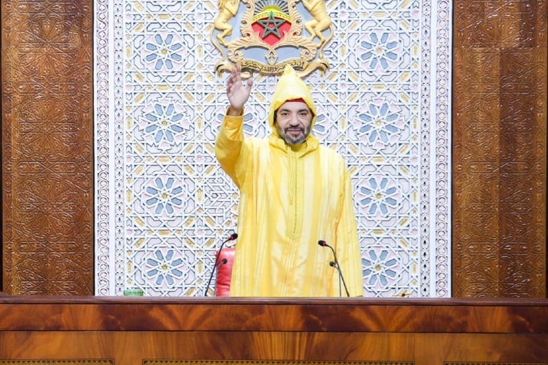 افتتاح الدورة الأولى من السنة التشريعية الأولى من الولاية التشريعية الثانية عشرة تحت رئاسة الملك محمد السادس