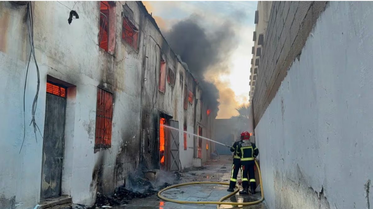 طنجة: حريق هائل في معمل بـ”مغوغة” يخلف جثة متفحمة وخسائر فادحة